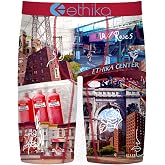 Ethika Men's Staple Boxer Brief, Brooklyn's Finest | Premium Stretch mens staple with Signature Design, No Ride-up,, and Breathable Cotton