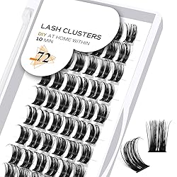 B&Qaugen Lash Clusters D Curl 14mm DIY Lash