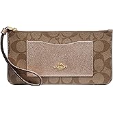 COACH Signature PVC Zip Top Wallet