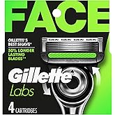 Gillette Labs Razor Blade Shaving Refills for Men, 4 count