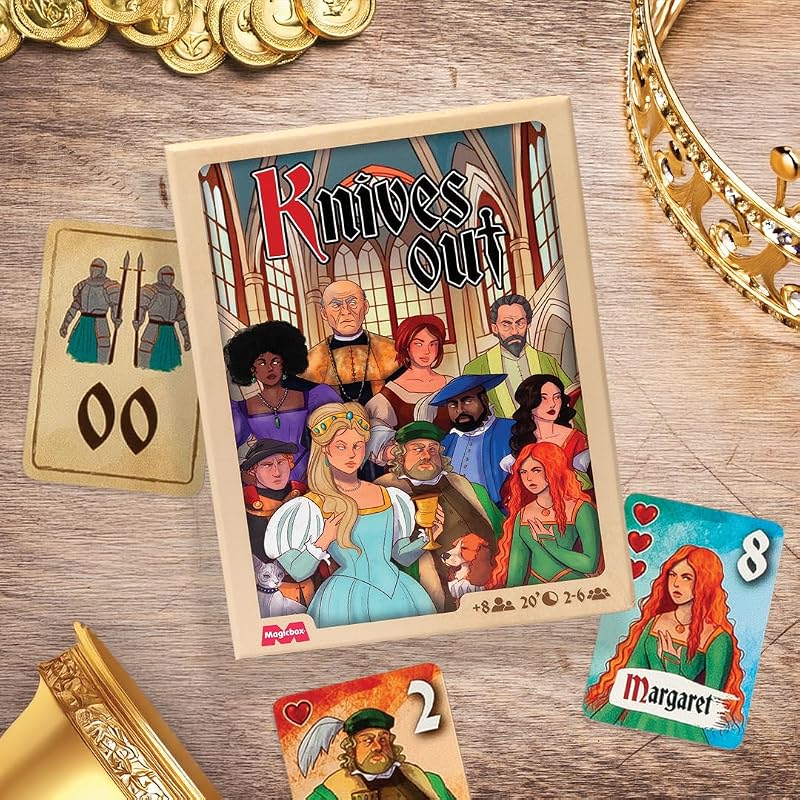 Knives out - Juego de Mesa de Estrategia - Grupos Grandes - De 3 a 10 Jugadores - A Partir de 10 años. — foto 2 de 6