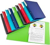 Rapesco 1826 ECO 2-Ring Binder 38 mm A4 Pack of 10 Assorted Colours view 2