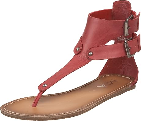 mia red sandals