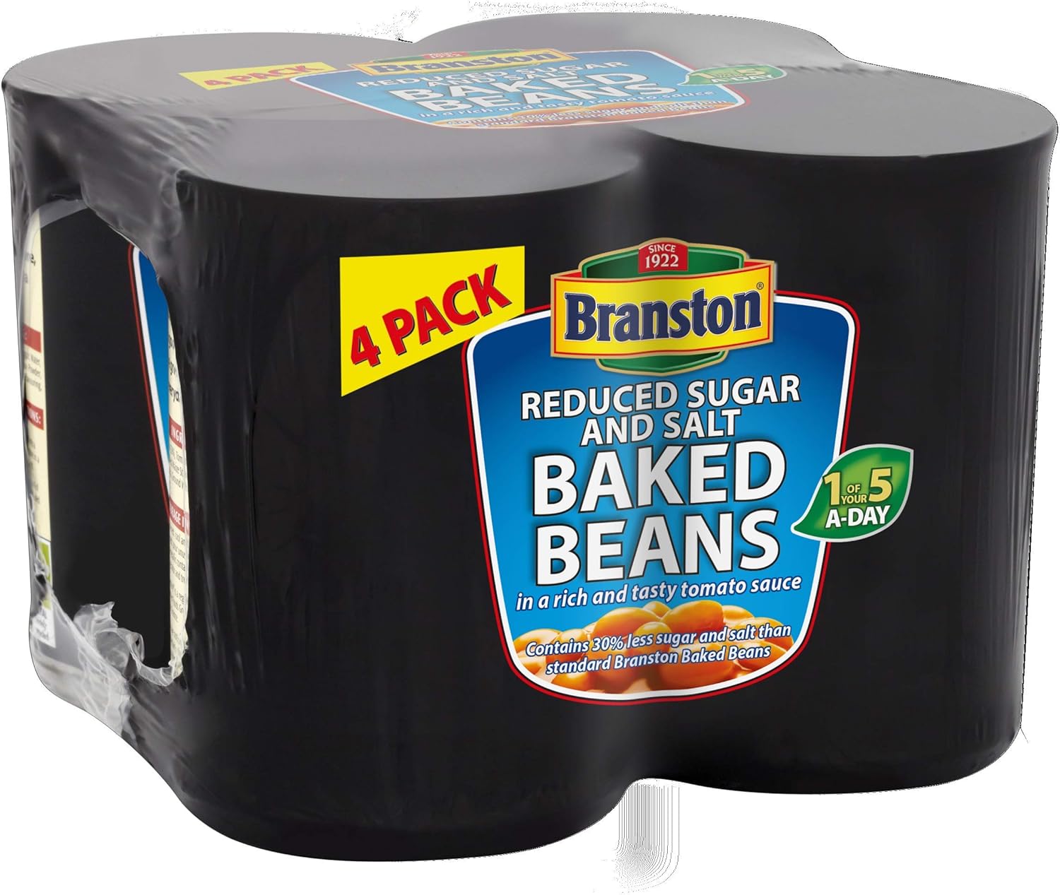 Branston Reduced Sugar & Salt Baked Beans, 4 x 410g Amazon.co.uk Grocery