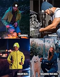 Bluetooth Beanie with Light, USB Rechargeable LED