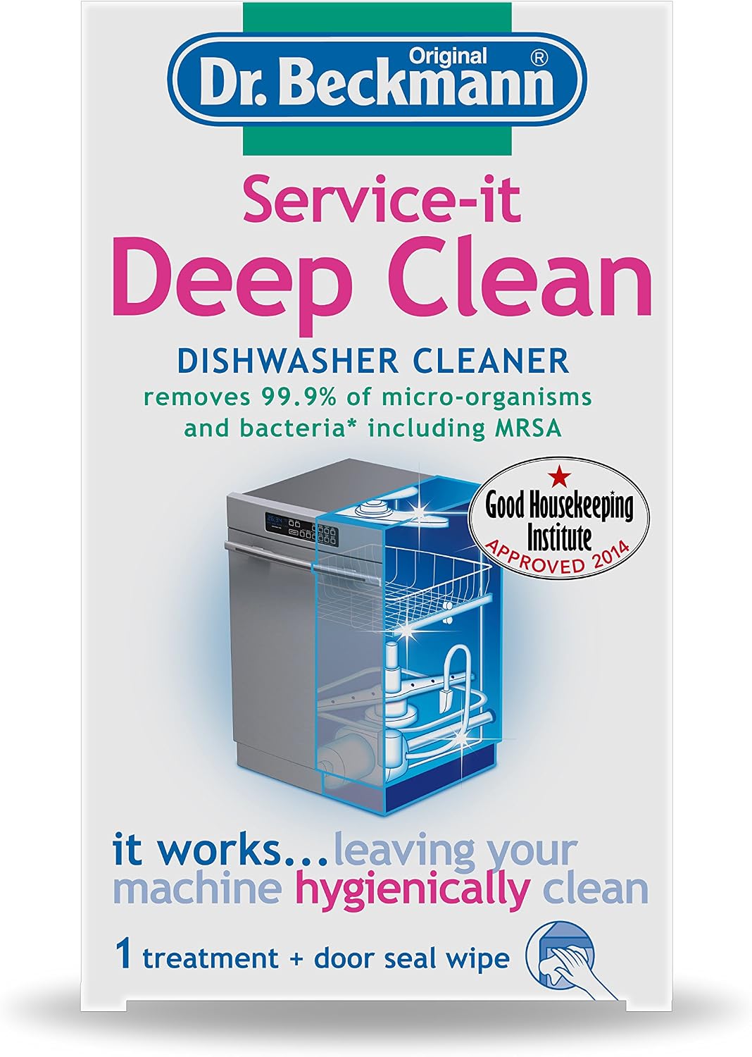 Dr Beckmann Service It Deep Clean Dishwasher Cleaner, 75G - 3 Count, 3 count (Pack of 1)