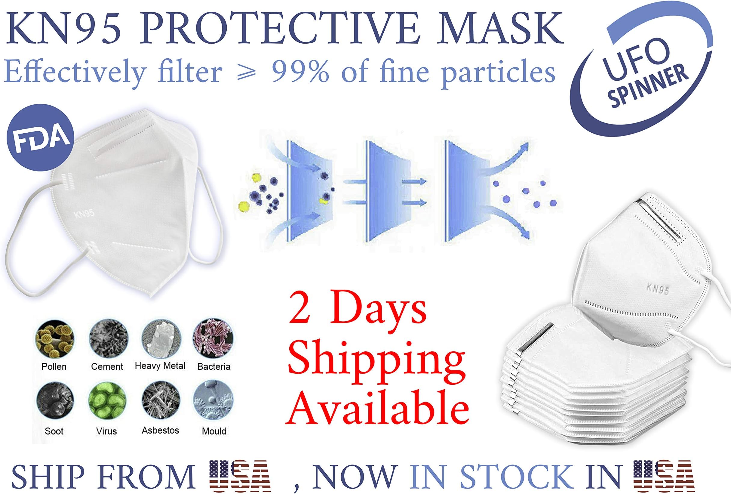 1 pc KŇ95 Anti Dust Comfortable Face MĀSKs, KŇ95 MĀSK Safety Mouth MĀSK, Dust Protection Mouth Cover for Personal Health Home Office White