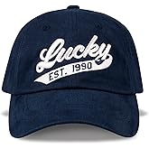 Lucky Brand Classic Cotton Hat | Adjustable | Dad Hat | Baseball Cap | Golf | Fishing | Low Profile | 5 Panel Design