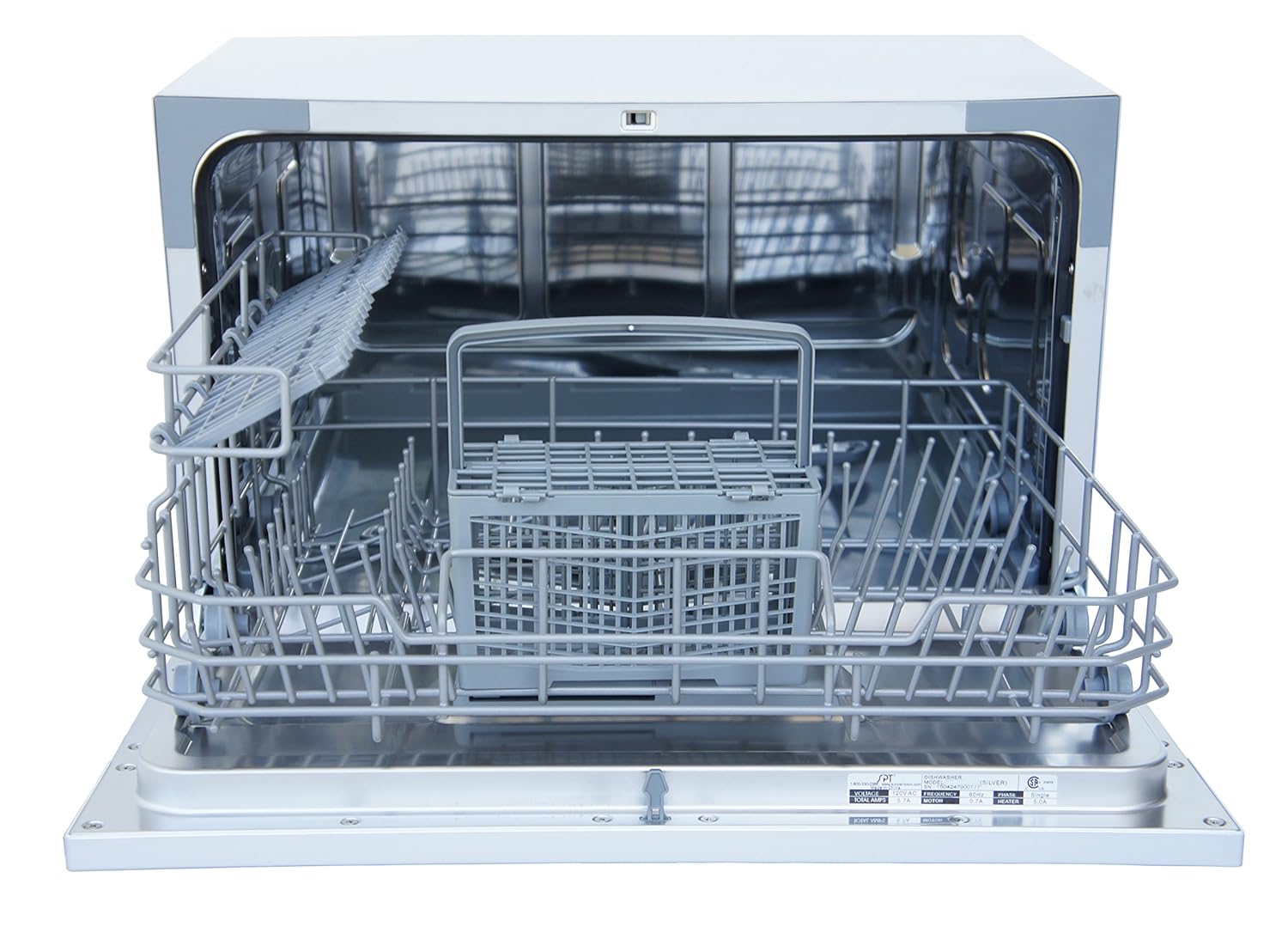 SPT SD2225DS Countertop Dishwasher with Delay Start & LED Silver