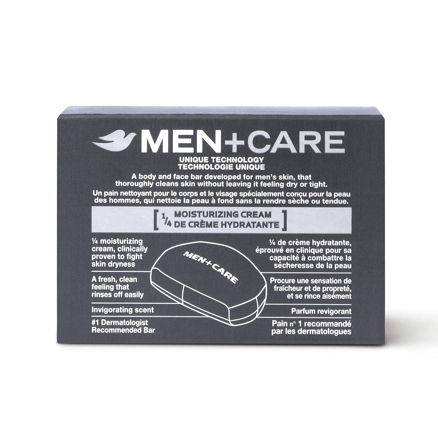 Dove Men+Care Bar 3 in 1 Cleanser for Body, Face, and Shaving to Clean and Hydrate Skin Extra Fresh Body and Facial Cleanser More Moisturizing Than Bar Soap 3.75 oz 20 Bars: Beauty