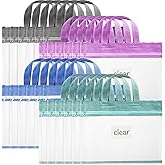 Zhehao 24 Pcs Student Book Pouches with Handle Document Bag Sew Project Bag for Quilting Mesh Zipper Pouch File Artwork Storage Organize for A4 Files, 14 x 11 Inch