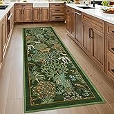 GarveeHome Jungle Rug 2x6 Kitchen Runner Rug Non Slip Washable Runners for Hallways, Animal Print Runner Rugs with Rubber Bac