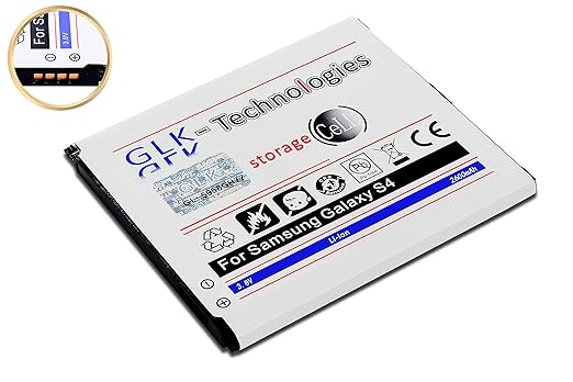 GLK Maxi.LEISZUNG AKKU kompatible mit Samsung Galaxy S4 | 2019 Baujahr | Entspricht dem original EB-B600BE | Lithium-Ionen-Ak