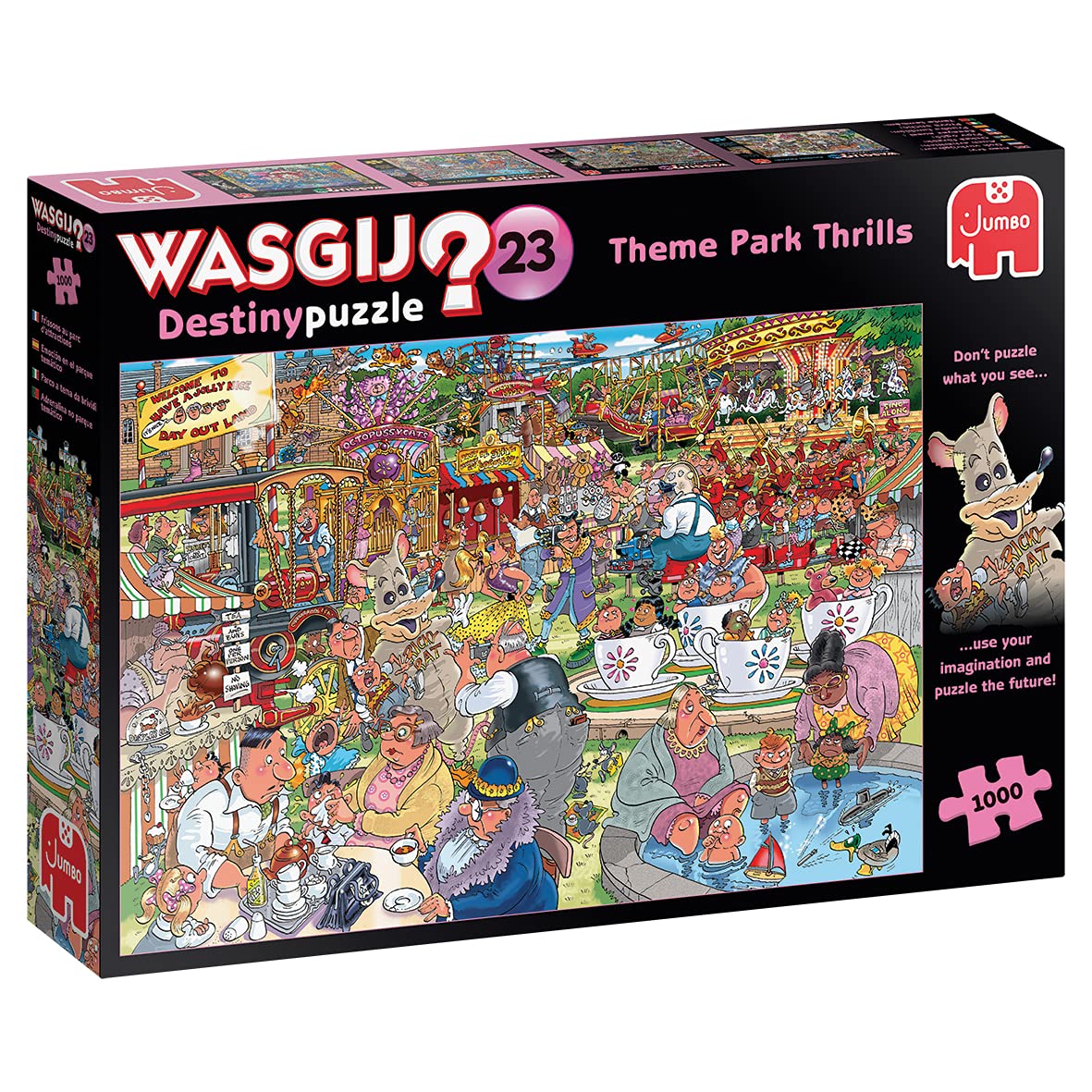 Jumbo, Wasgij, Destiny 23 Theme Park, Puzzles for Adults, 1,000 Piece