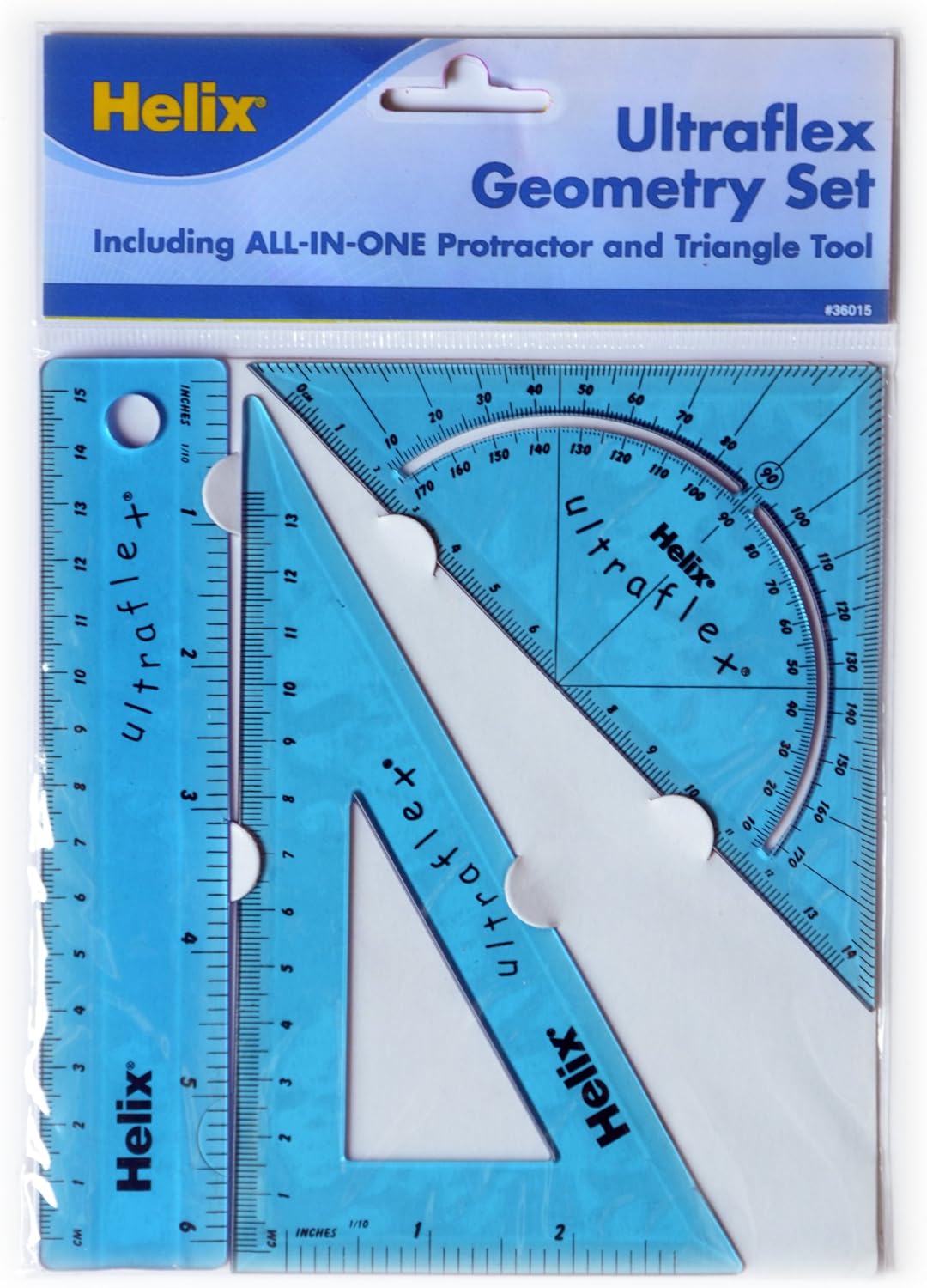 Helix Ultraflex Geometry Set, Assorted Colors, Color May