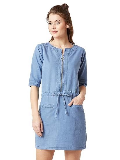 denim midi