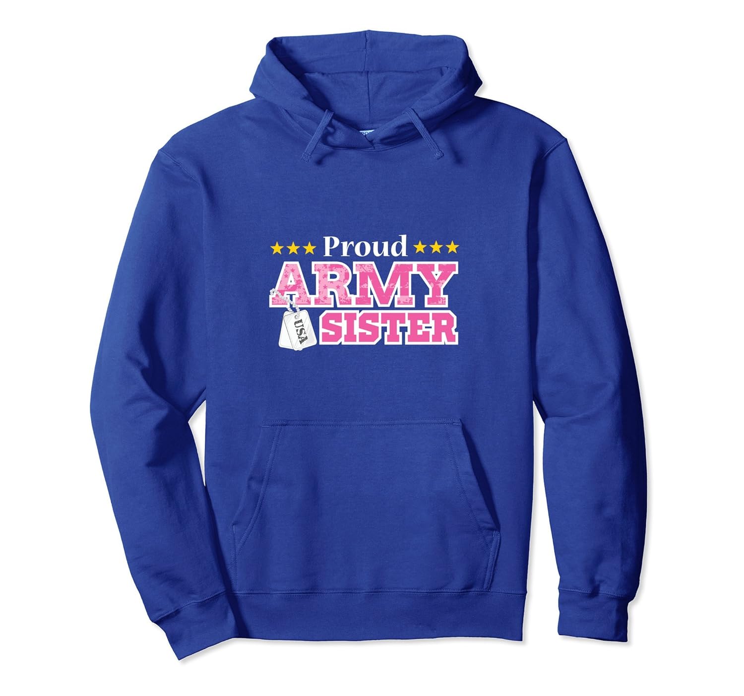 Proud Army Sister Hoodie USA Military Sister Hoodie Womens-anz