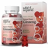 Wild & Organic Korean Panax Red Ginseng Gummies