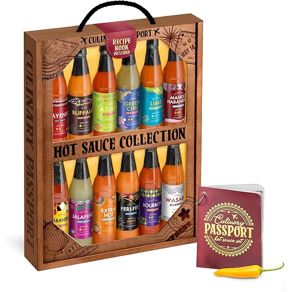 Amazon.com: Culinary Passport Ultimate Hot Sauce Variety Pack - 12