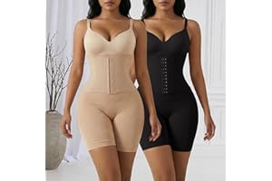 Women's Adjustable High Waisted Tummy Control Shapewear Shorts Butt Lifting Body Shaper