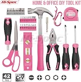 Hi-Spec Pink Tool Kit for Women 38-Piece with Case and Essential Hand Tools view 2