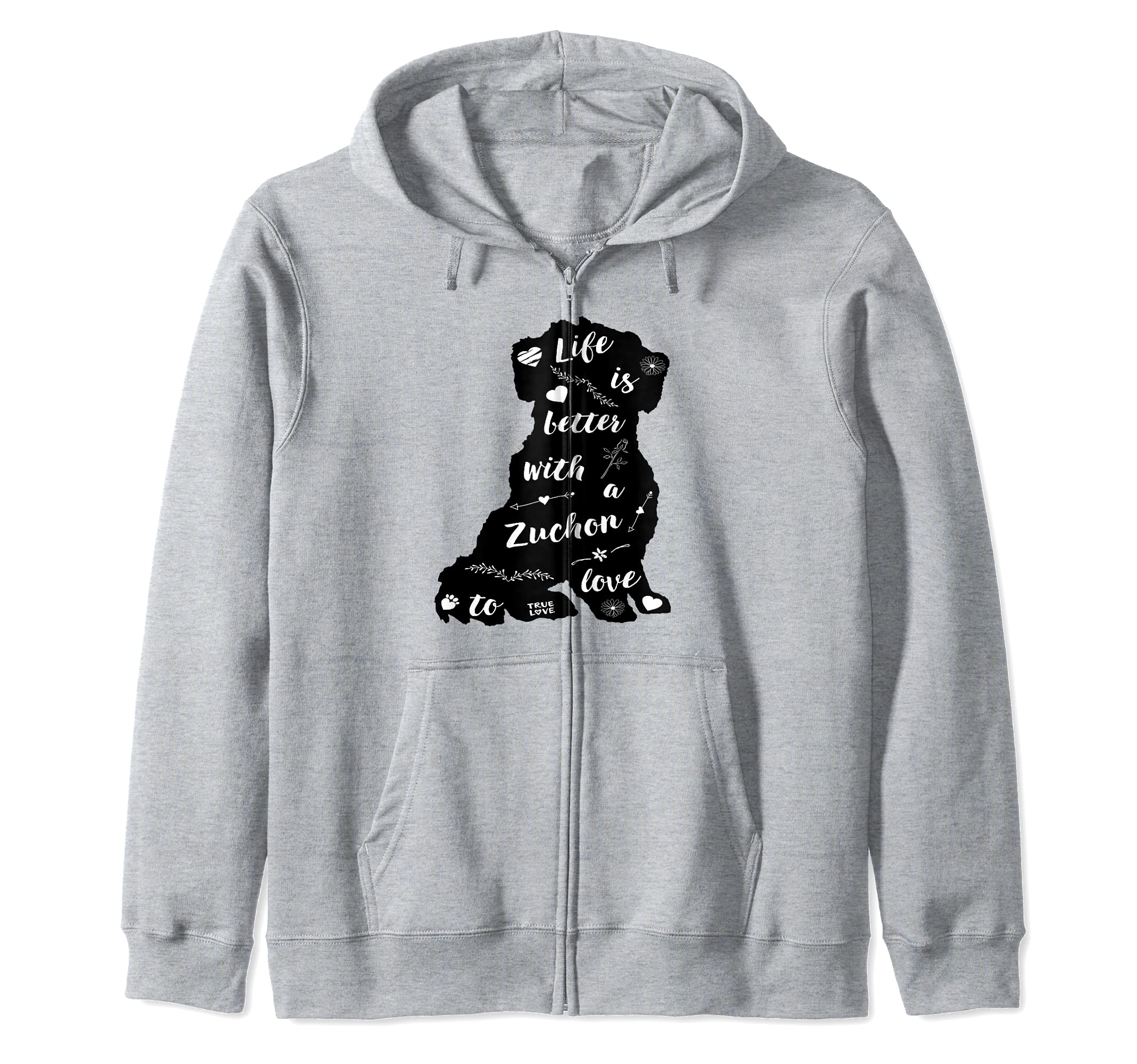 Zuchon Dog Design for Zuchon Dog Lovers Zip Hoodie