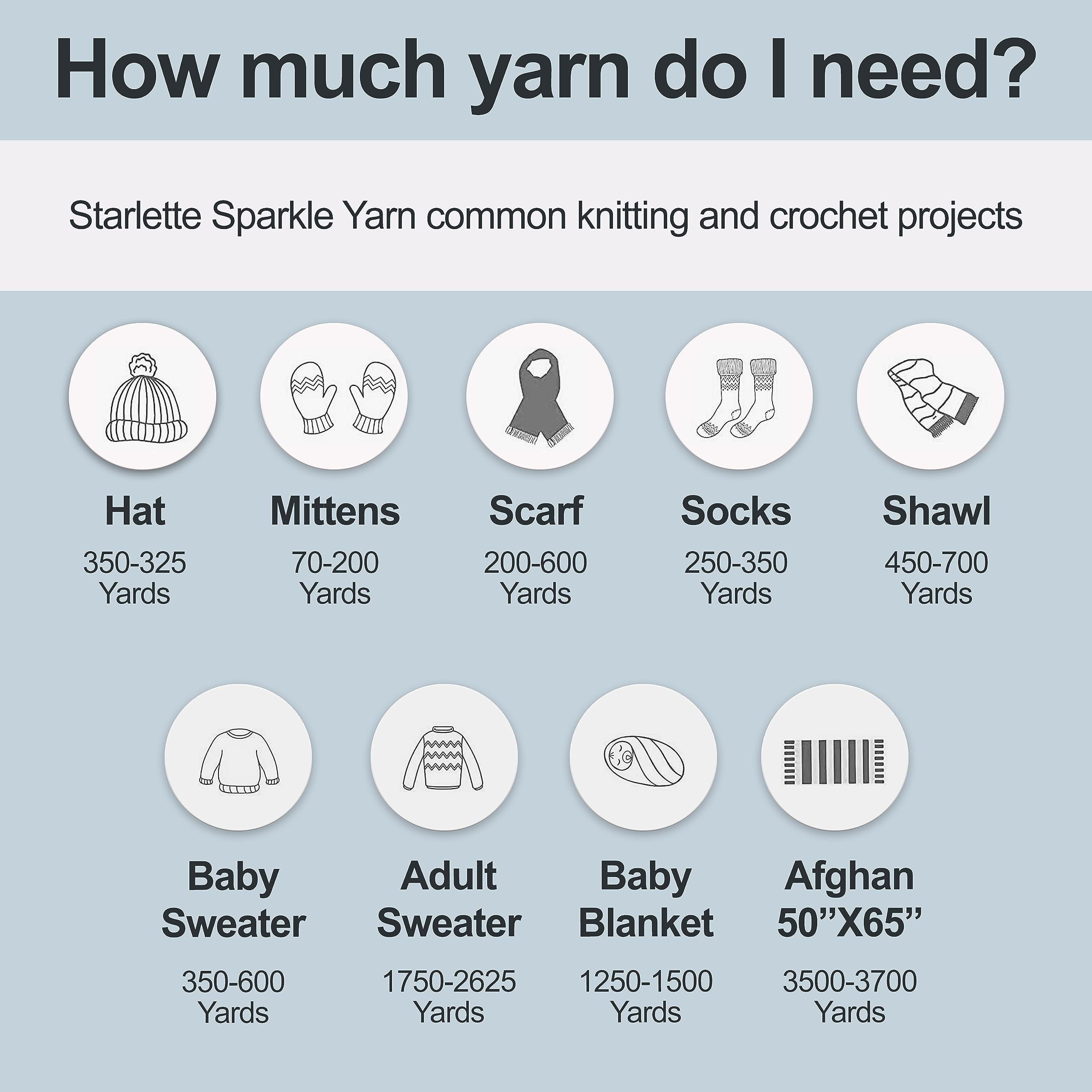 MARY MAXIM Topaz Starlette Sparkle Yarn