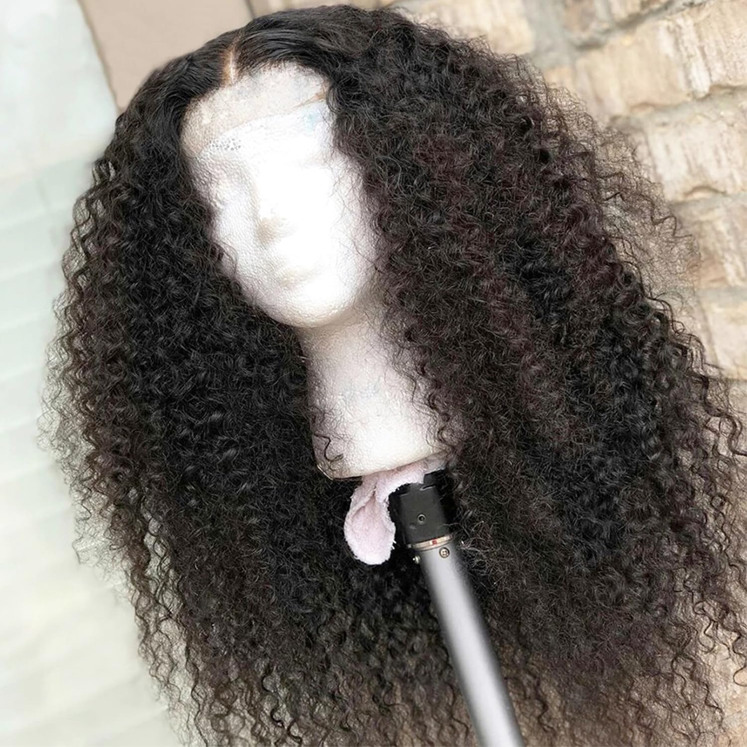 28 Inch Afro Kinky Curly Human Hair Wig 13x4 HD Lace Front Wigs 180 Density Glueless Wigs Human Hair Pre Plucked Brazilian Kinky Curly Lace Frontal Wigs for Women