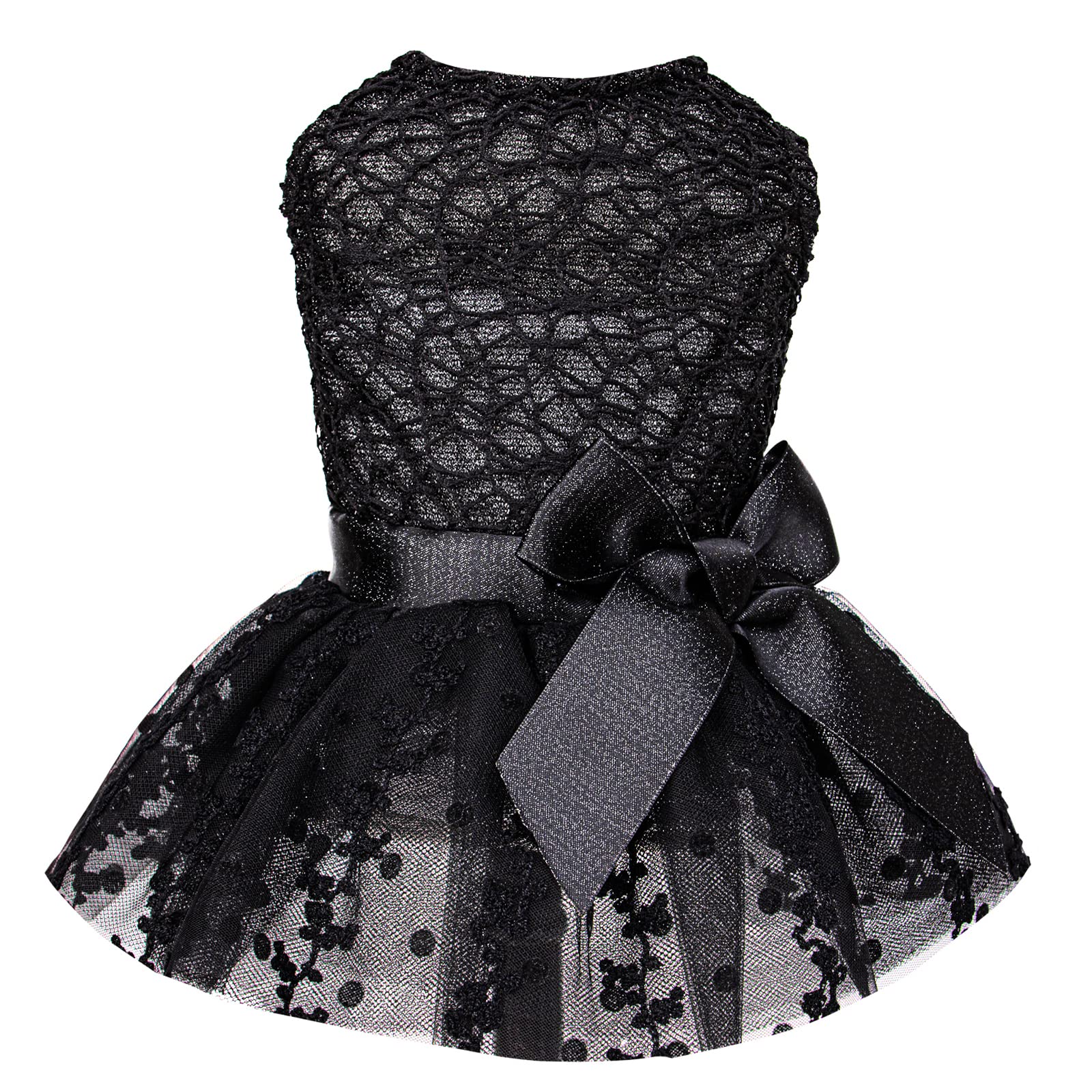 CuteBone Dog Birthday Dress - Tutu Skirt Outfit For Small Dogs DD15M (Medium)