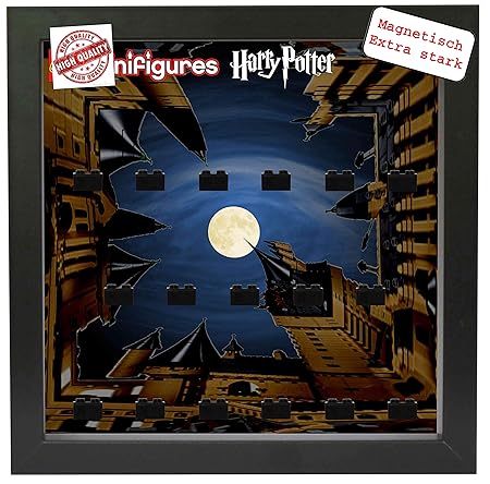 Unbekannt Magnetischer Setzkasten Vitrine für Lego Minifiguren Motiv Harry Potter Pic1