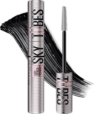 New York Sky Tubes Mascara, maximale Länge, Schwarz, 7,2 ml