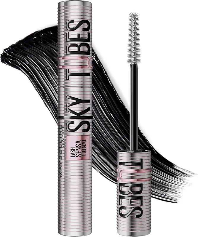 New York Sky Tubes Mascara, maximale Länge, Schwarz, 7,2 ml