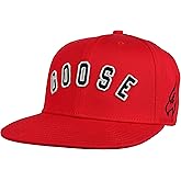 Popfunk Official Top Gun Arc Adjustable Snapback 6 Panel Flat Brimmed Hat - Unisex for Men and Women