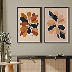 MUDECOR Framed Canvas Print Wall Art Set Warm Earth