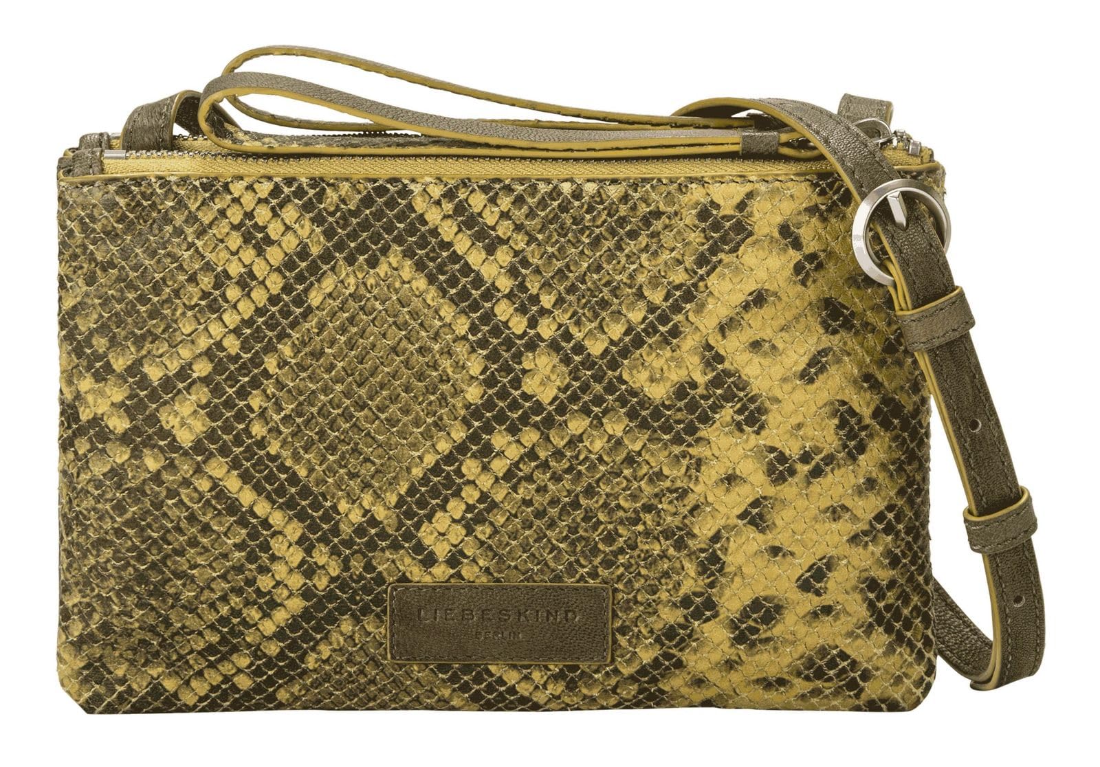 Liebeskind Berlin Women's Venice Crossbody Satchel Bag, Green (Dusky Olive), 3x14x21.5 Centimeters (B x H x T)