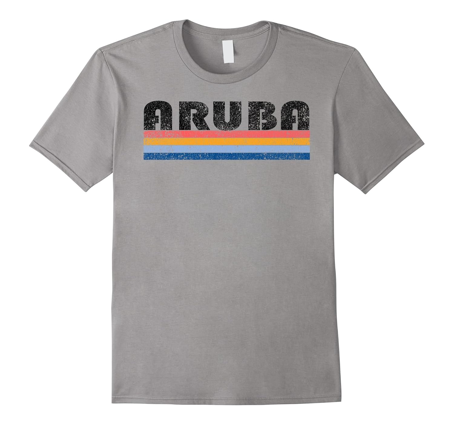 Vintage 1980s Style Aruba T Shirt-Rose