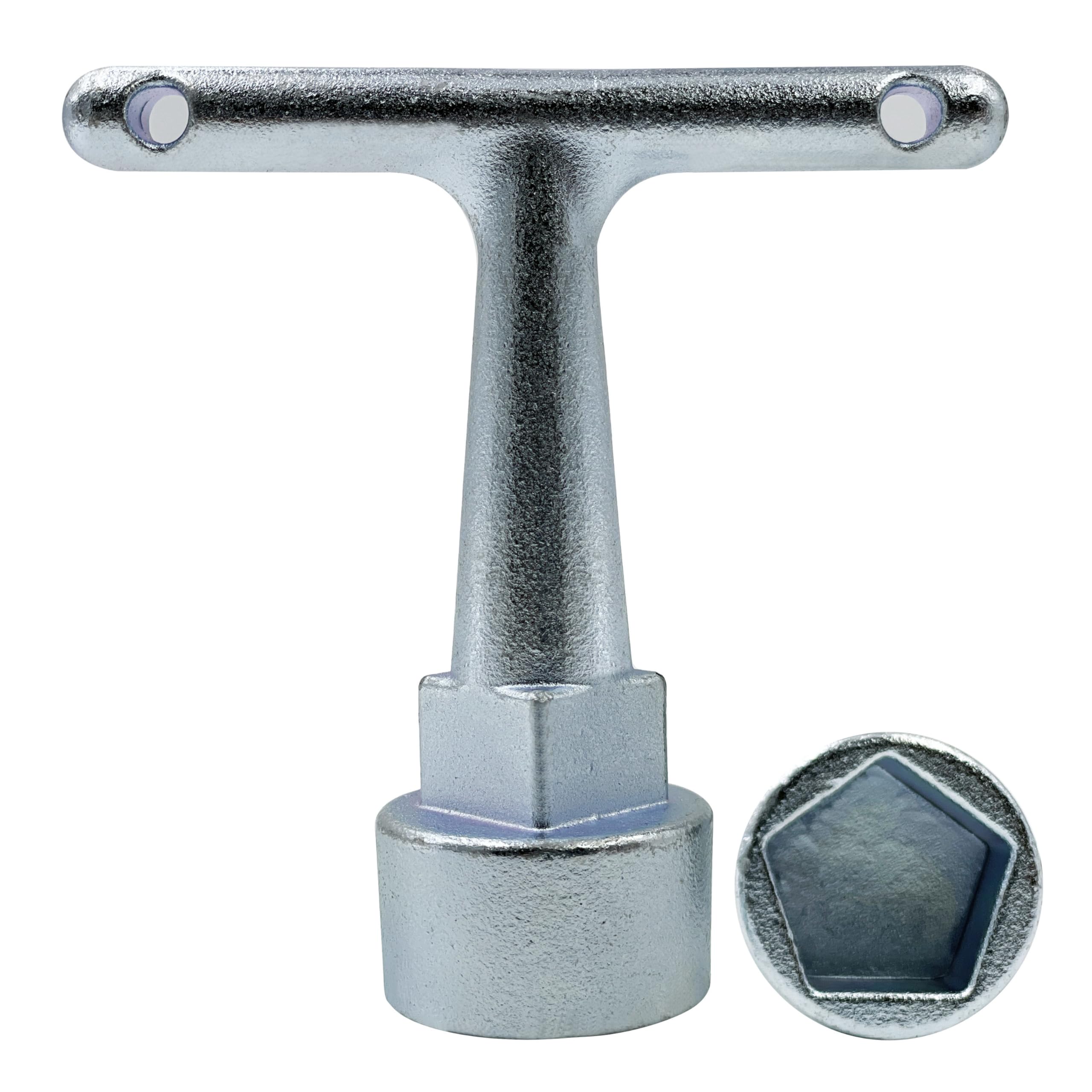 Photo 1 of Folde Water Meter Wrench & Curb Stop Wrench For Pentagon Curb Boxes, Water Meter Cover Key