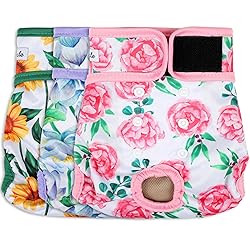 Grecle Washable Female Dog Diapers - Premium