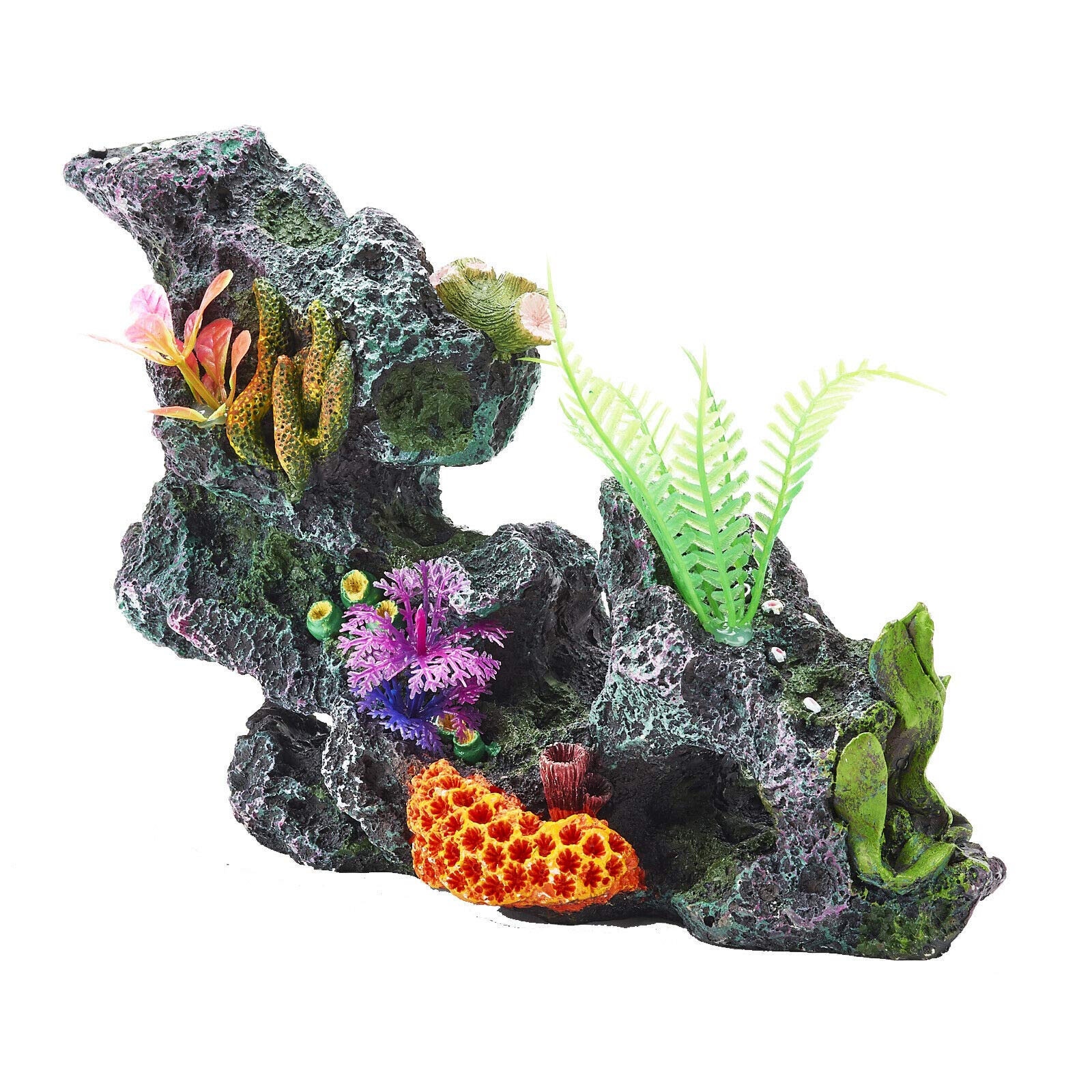 Pet Ting Colourful Coral Rock Reef Ornament Realistic 21cm, 0.525 kg