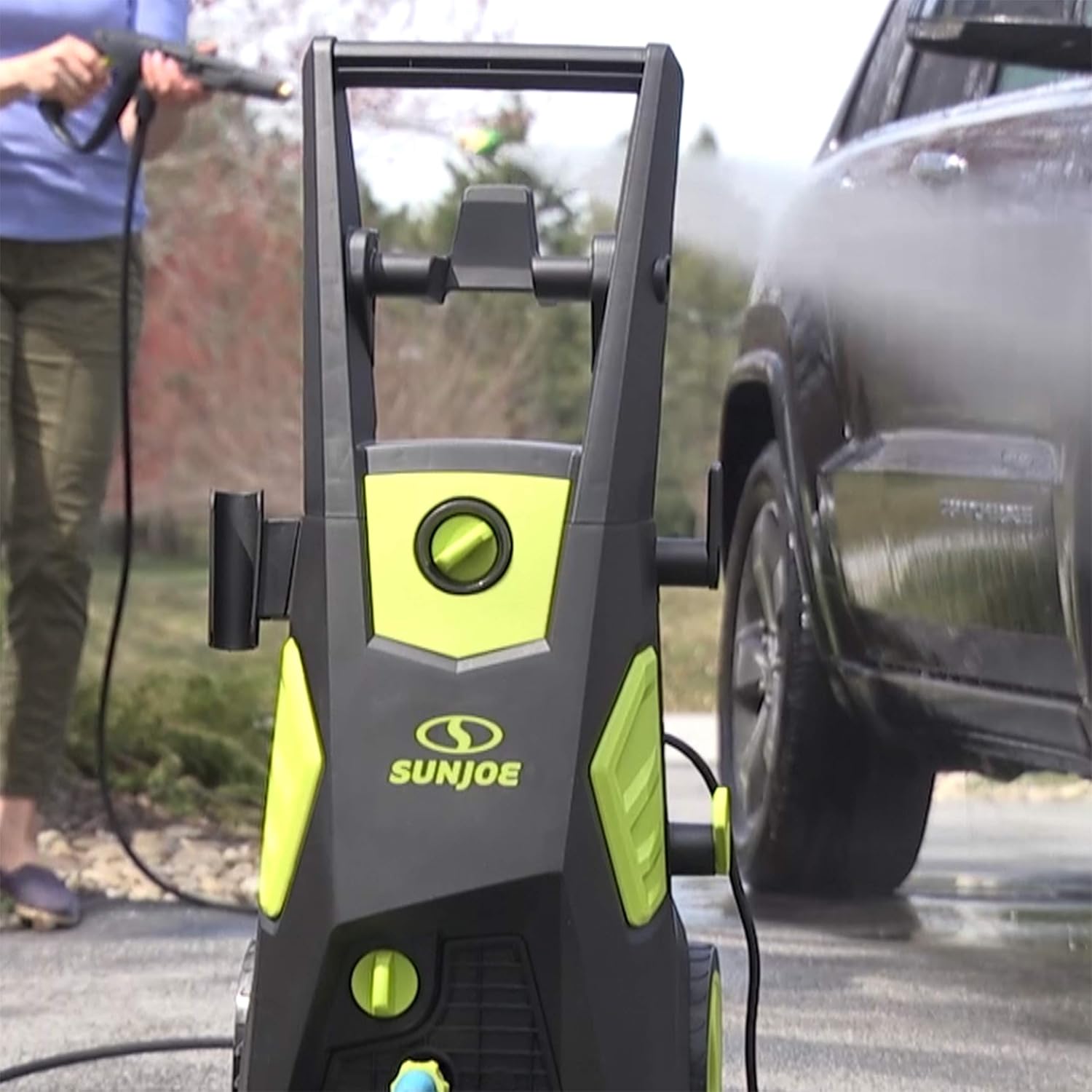 Sun Joe SPX3500 2300 Max Psi 1.48 Gpm Brushless Induction Electric Pressure Washer, w/Brass Hose Connector : Garden & Outdoor