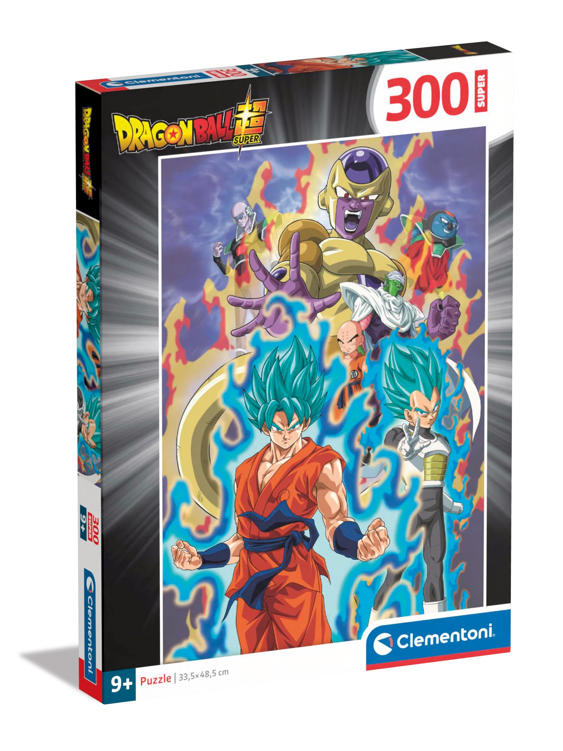 Clementoni Jigsaw Puzzle Dragonball 300 Pieces - Supercolor Puzzle For Children 9-11 Years, Cartoon, Gift For Boy/Girls, Anime, Cartoon, Puzzle For Kids, Made In Italy, 21726
