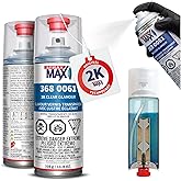 SprayMax 2K Glamour High Gloss Clear Coat | 2K Automotive Clear Coat Spray Paint | High Gloss Finishing Spray | UV-Resistant, Scratch &amp; Gasoline Resistant | Professional Grade 11.8 oz
