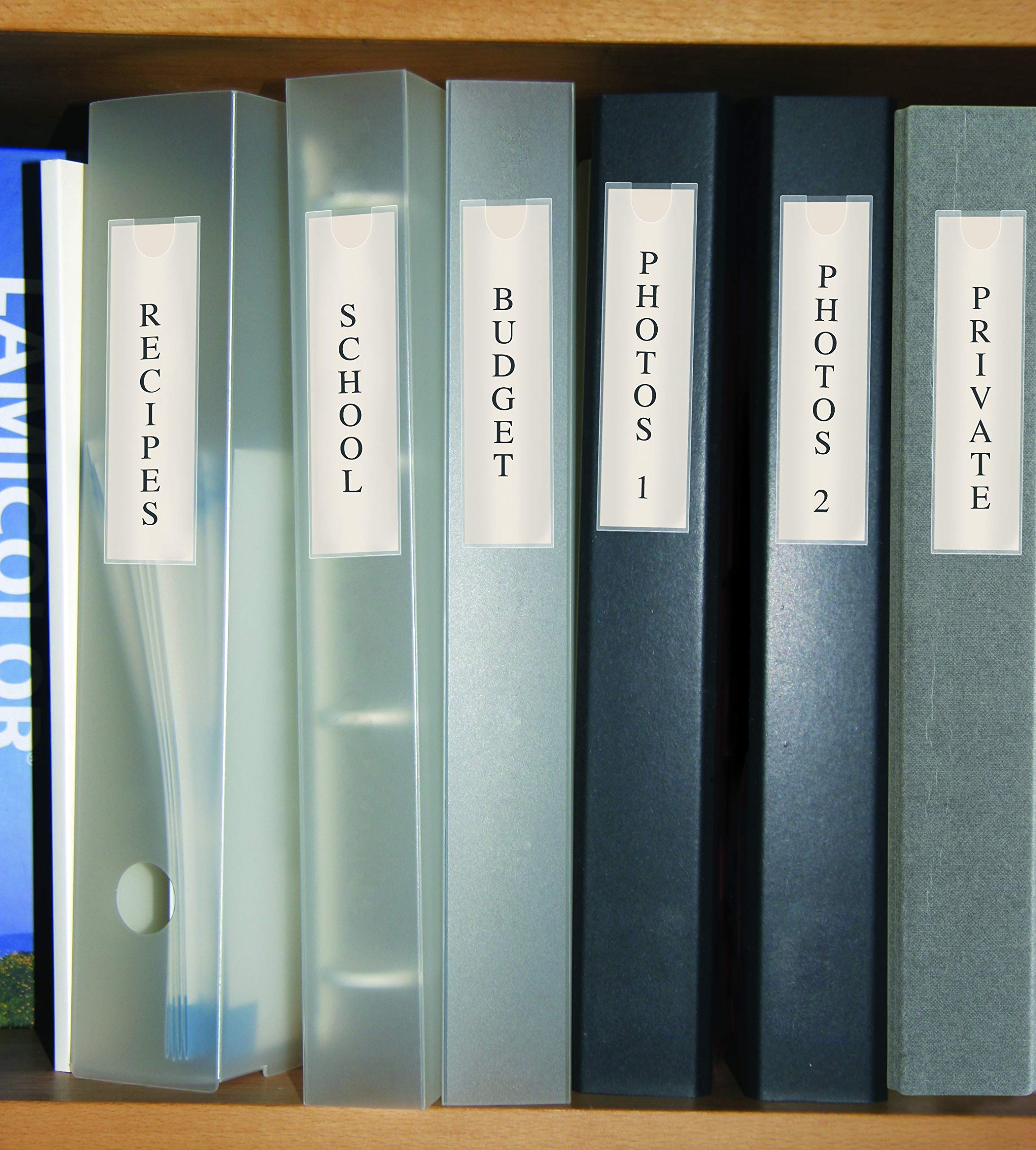 Pelltech - Label Holders 55x102mm Pack of 6