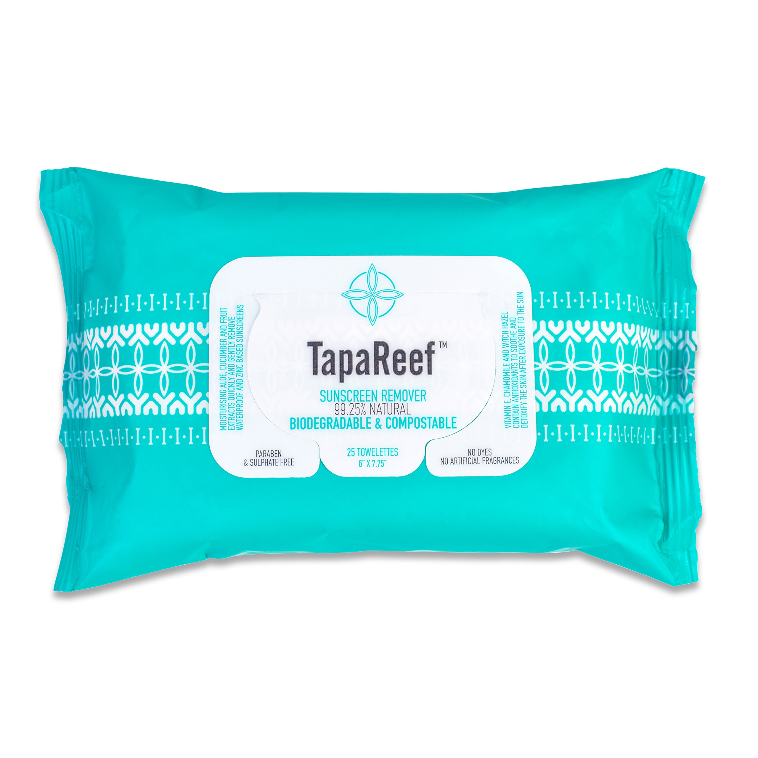 TapaReef Sunscreen Remover Wipes Individual Packet 10