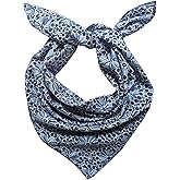 AVKA Studio Bandanas for Women, Men, Unisex - 22"x22" - 2 Pack, 100% Cotton, Soft Printed Bandana for Head, Hair, Neck