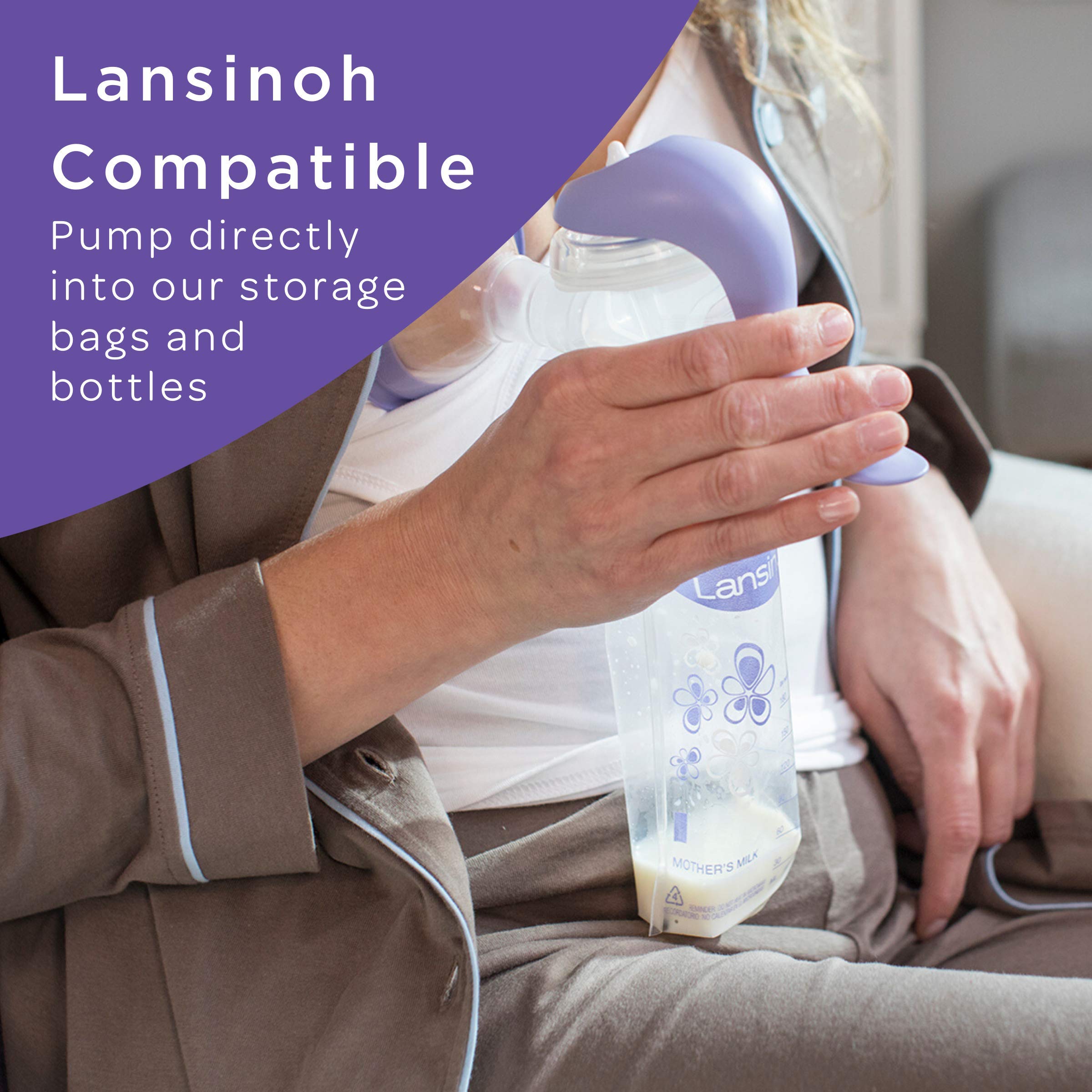 Lansinoh Manual Breast Pump, Hand Pump for Breastfeeding Buy Online in