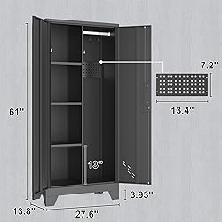 OSEILLC Metal Storage Cabinet with Locking