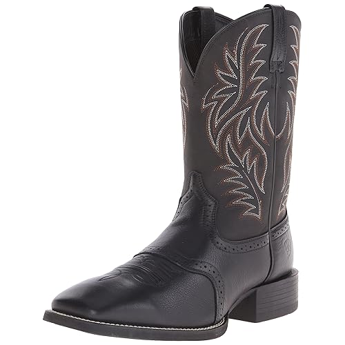 Black Men's Cowboy Boots