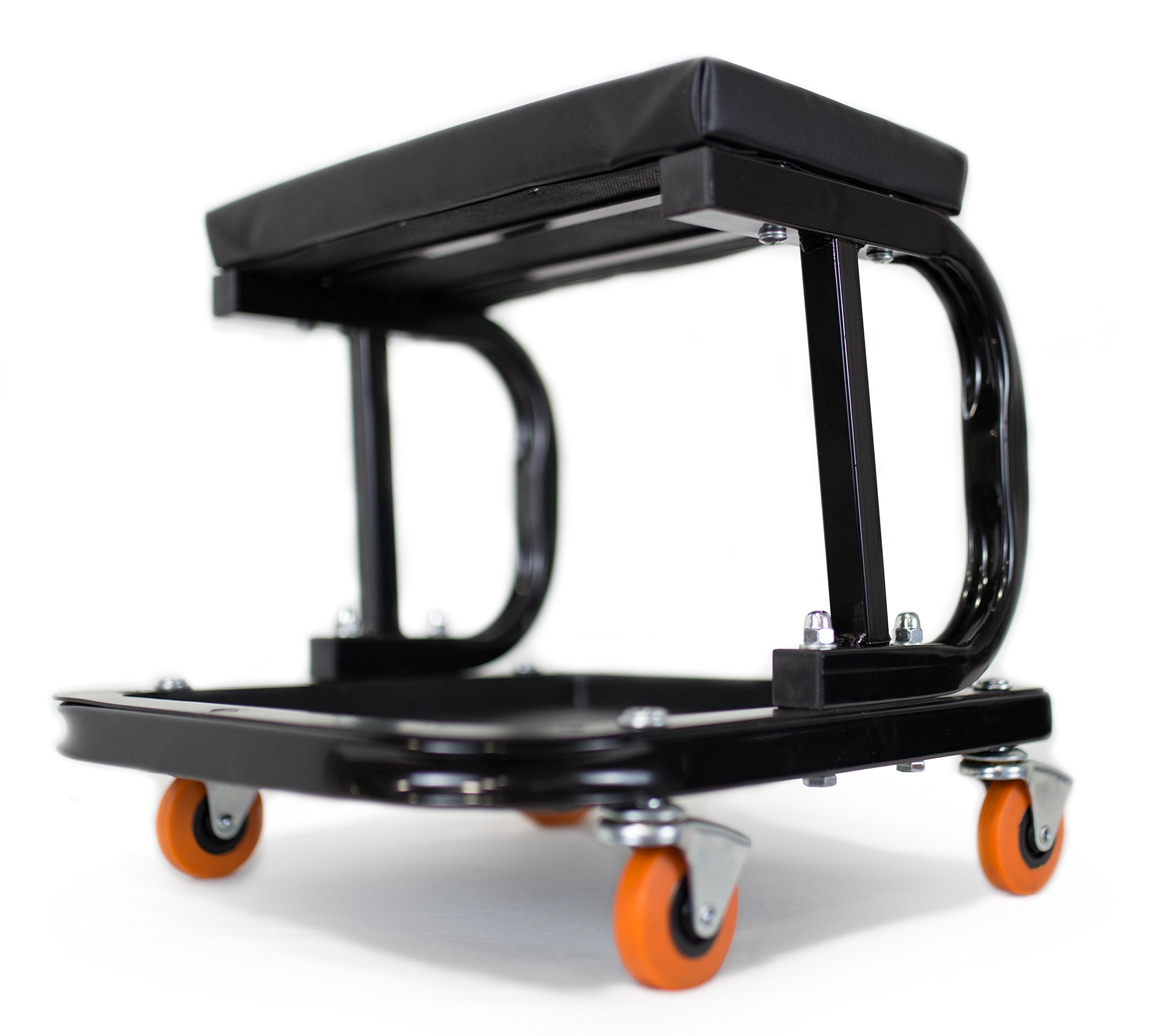 Rolling Mechanic Seat Garage Tool Box Chair Creeper Work Stool Storage