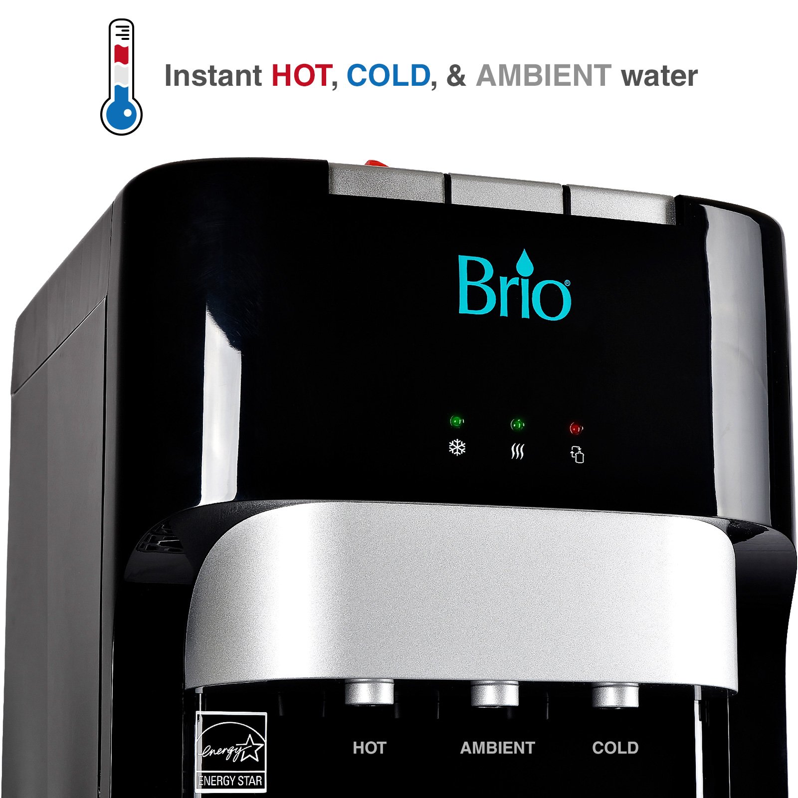 Brio Essential Series Bottom Load Hot, Cold Room Water Cooler Dispenser